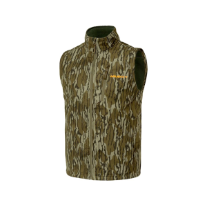 Muddy Outdoors Men's TRX Softshell Vest Mossy Oak Bottomland 2XL - Muddy Outdoors