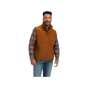 Ariat Men's Logo 2.0 Softshell Vest Chestnut Medium - Ariat