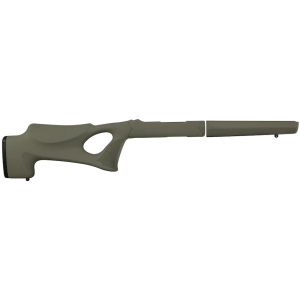 Hogue Rubber OverMolded Thumbhole Rifle Stock Ruger 10/22 Takedown Standard Barrel Channel Synthetic Olive Drab - Hogue
