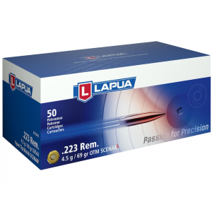 LAPUA 223 Remington Ammo 69 Grain LAPUA Scenar-l Jacketed Hollow Point Box Of 50 6418267103305 140197