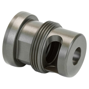 Griffin Armament Taper Mount Minimalist TI Muzzle Brake Suppressor Mount 7.62mm 5/8"-24 Thread Titanium - Griffin Armament