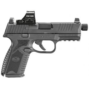 FN 509 Midsize Tactical 9mm Luger Pistol 4.5" Threaded Barrel 10+1-round Black Red Dot