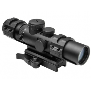 NcStar XRS Rifle Scope 2-7x 32mm Illuminated Mil Dot Reticle Matte Black - Ncstar