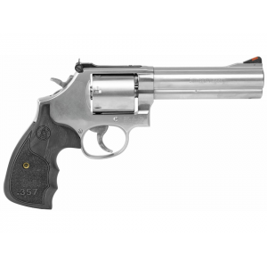 SMITH & Wesson Model 686 Plus 357 Magnum Revolver 5" Stainless Barrel 7 Round Gray Grip