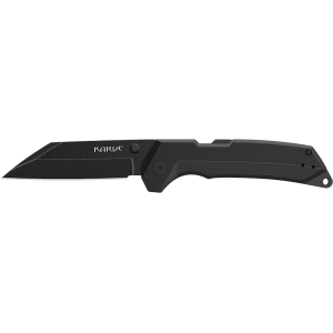 Cold Steel Karve Pocket Knife 3.75" Wharncliffe AUS-10 Black Blade G-10 Handle Black - Cold Steel