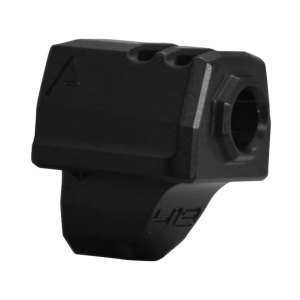 Agency Arms 419 Dual Port Compensator Sig P320 9mm 1/2"-28 Thread for OEM Slides Aluminum Black - Agency Arms