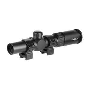 TRUGLO Turkey Shotgun Scope 1-4x 24mm Circle Duplex Reticle Matte Black