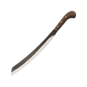Condor Knives Duku Parang Machete 16" 1075 Natural Blade Walnut Handle - Condor Knives