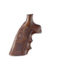 Hogue Fancy Hardwood Grips with Finger Grooves Ruger Redhawk Checkered Cocobolo - Hogue