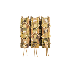 High Speed Gear Triple MOLLE Extended Pistol Shingle Magazine Pouch Nylon Multicam - High Speed Gear
