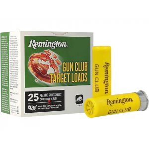 ington Gun Club Target 20 Gauge 2-3/4 #8 Lead Shot 7/8 Oz Case Of 250 (10 Boxes Of 25) Ammo
