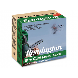 ington Gun Club Target GC1218 12 Gauge 2-3/4 #8 Lead Shot 1 Oz Case Of 250 (10 Boxes Of 25) Ammo