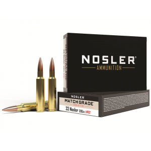 ler Match Grade 33 Nosler 300 Grain Nosler Custom Competition Jacketed Hollow Point Box Of 20 Ammo