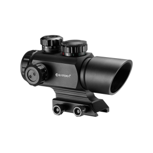 Barska AR-X Red/Green Dot Sight 1x 35mm Illuminated 4-Pattern (Star, Cross, Bullseye, and Dot) Reticle Matte Black - Barska