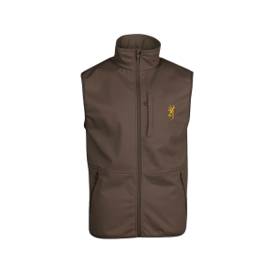 Browning Men's Soft Shell Vest Major Brown Medium - Browning