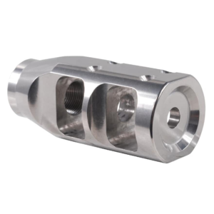 JP Enterprises Standard Compensator Muzzle Brake 223 caliber 1/2"-28 Thread .875" Outside Diameter Threaded End Stainless Steel - Jp Enterprises