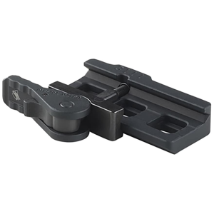 American Defense MLOK Bipod Mount with Standard Quick-Release QD-Style Mount Aluminum Black - American Defense