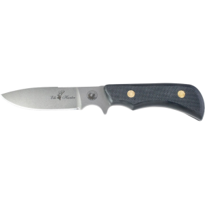 Knives of Alaska Trekker Elk Hunter Fixed Blade Knife 3.25" Drop Point D2 Bead Blasted Blade SureGrip Handle Black - Knives Of Alaska