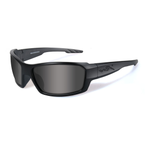 Wiley X Men's Black Ops WX Rebel Sunglasses Matte Black Frame Smoke Gray Lens