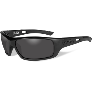 Wiley X Men's Black Ops Slay Sunglasses Matte Black Frame Smoke Gray Lens - Wiley X