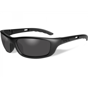 Wiley X Men's Black Ops P-17 Sunglasses Matte Black Frame Smoke Gray Lens - Wiley X