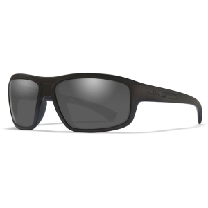 Wiley X Men's Contend Sunglasses Matte Black Frame Smoke Gray Lens - Wiley X