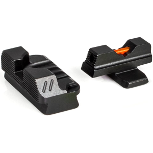 ZEV Technologies Combat Sight Set Sig P320, P365 Steel .215" Fiber Optic Front, Black Rear - Zev Technologies