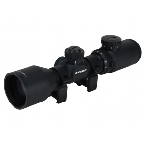 Barska Compact Contour Rifle Scope 3-9x 42mm Illuminated 4A Mil-Plex Reticle Matte - Barska