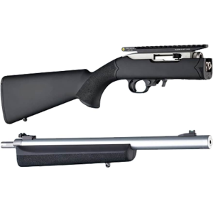 Hogue Rubber OverMolded Rifle Stock Ruger 10/22 Takedown .920" Barrel Channel Synthetic Black - Hogue