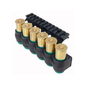 Mesa Tactical Sureshell Shotgun Shell Holder with 4-1/2" Optics Rail for Benelli M2 Tactical 12 Gauge 6-Round Polymer - Mesa Tactical