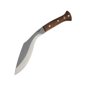 Condor Knives Heavy Duty Kukri Fixed Blade Knife 9" 1075 Satin Blade Walnut Handle - Condor Knives