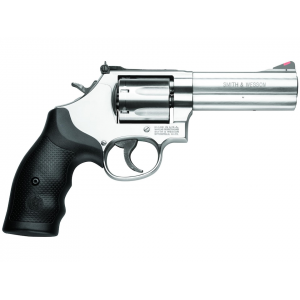SMITH & Wesson Model 686 Plus 357 Magnum Revolver 4.125" Stainless Barrel 7 Round Black Grip