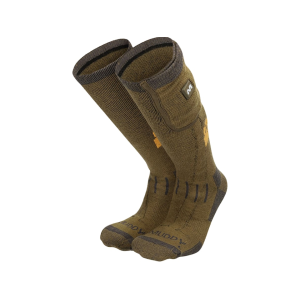 Muddy Outdoors Men's Nucleus Heated Socks Brown Clay Medium/Large - Muddy Outdoors