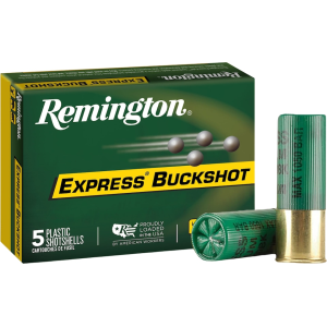 Remington Express Magnum 12 Gauge Ammo 3-1/2" #00 Buckshot 18 Pellets Case of 250 (50 Boxes of 5) - Remington