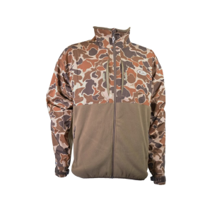 DRAKE Men's Guardian Flex Fleece Eqwader Full Zip Jacket Old School XL