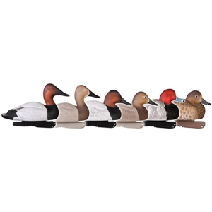 GHG Foam Filled Pro-Grade Diver Combo Duck Decoy 6PK - Ghg