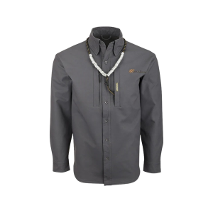 MCALISTER Men's Softshell Waterfowler's Long Sleeve Shirt Charcoal 3XL