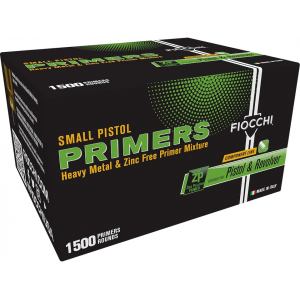 Fiocchi Zero Pollution Small Pistol Primers Box of 1500 (10 Trays of 150) - Fiocchi