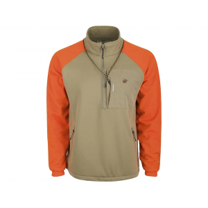 MCALISTER Men's MST Endurance Upland Long Sleeve Shirt Orange/Khaki Medium