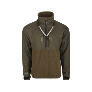 DRAKE Men's Guardian Flex Fleece Eqwader Quarter Zip Jacket Green Timber 2XL