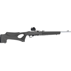 Hogue Rubber OverMolded Thumbhole Rifle Stock Ruger 10/22 Takedown .920" Barrel Channel Synthetic Slate Gray - Hogue