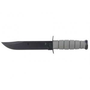 KA-BAR USA Fighting Fixed Blade Knife 7" Clip Point 1095 Cro-Van Black Powder Coat Blade Kraton Handle Foliage Green - Ka-Bar