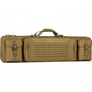 Savior Equipment Urban Warfare Double Rifle Case Polyester 46" FDE - Savior Equipment