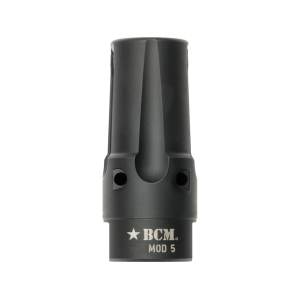 Bravo Company BCM GUNFIGHTER Mod 5 Compensator 5/8"-24 Thread AR-10, LR-308 Steel Black - Bcm