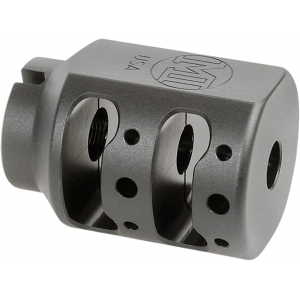 Midwest Industries Alpha Tank Muzzle Brake AK47 9mm Luger 1/2"x28 Thread Black - Midwest Industries