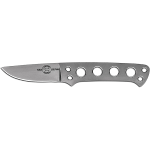 White River Knives Always There Knife (ATK) Fixed Blade Knife 2.25" Drop Point CPM S35VN Stonewashed Blade CPM S35VN Handle Stainless - White River Knives