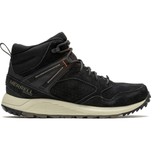 Merrell Men's Wildwood Mid LTR WP Waterproof Hiking Boots Leather/Synthetic Black 14 D