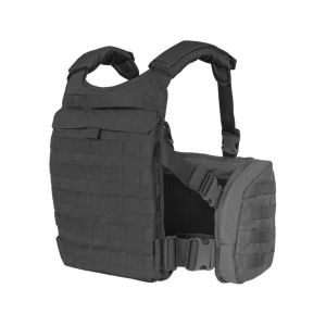 Tasmanian Tiger Trooper Back Plate Carrier Panel Black - Tasmanian Tiger