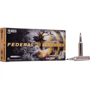 eral Premium Terminal Ascent 28 Nosler 155 Grain Bonded Polymer Tip Box Of 20 Ammo