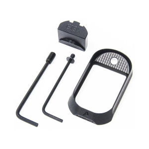 Agency Arms EDC Magwell for Glock 19X No Back Strap Aluminum Black on sale now for $99.74  Agency Arms EDC Magwell for Glock 19X No Back Strap Aluminum Black